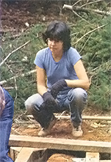 Group founder Catherine Harkins takes a short breather.